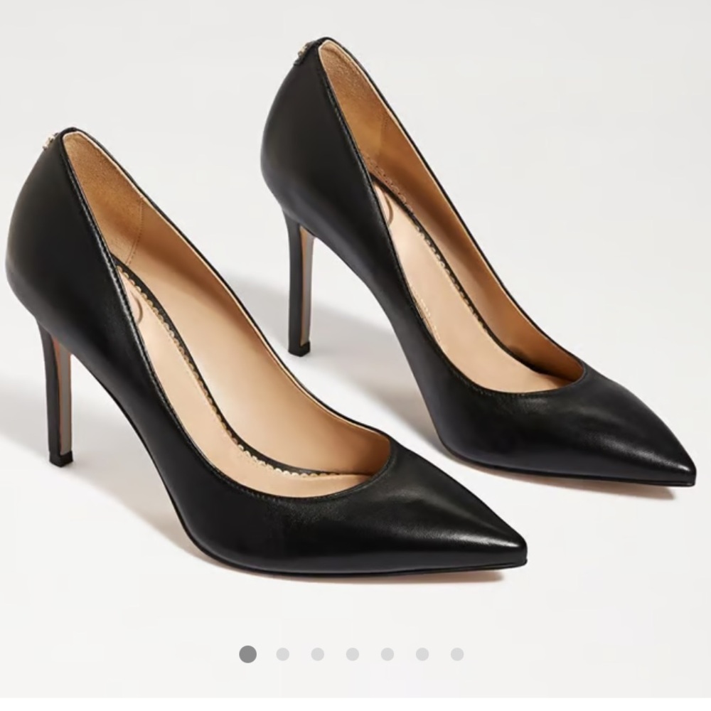 Sam Edelman Black Leather Heels